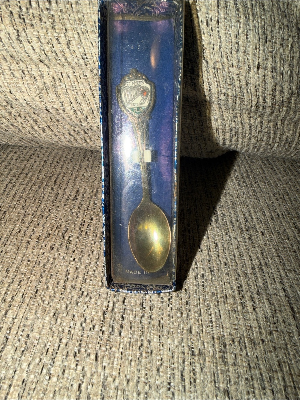 Solid Copper Vintage Decorative Collector Spoon Ft Myers Florida